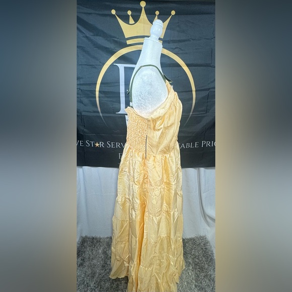 NWT Hutch Scoop-Neck Tiered Maxi Dress - Picture 7 of 8